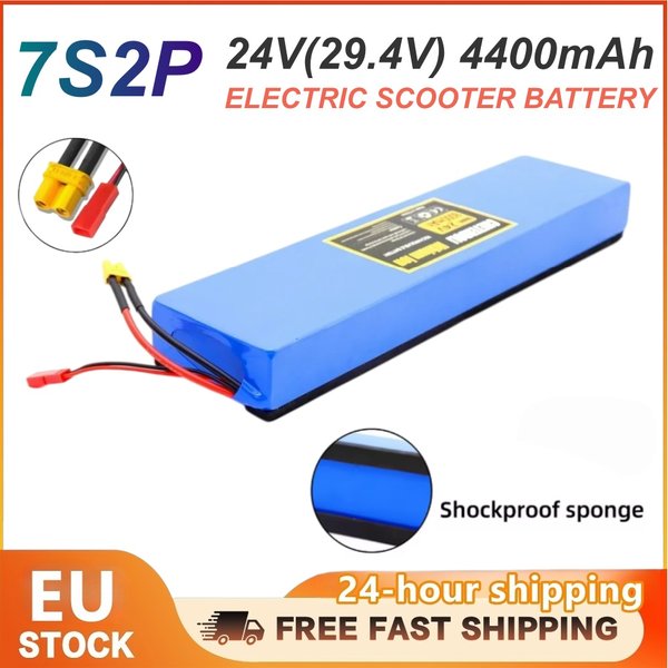 Original 440mAh 18650 7S2P Li-Ionen-Akku mit eingebautem BMS 25,2V, geeignet für den Batterieaustausch von 29,4V Elektrorollern.