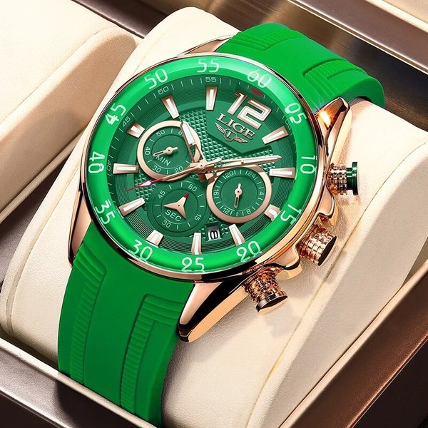 2024 lige Mode Männer Uhren Sport Quarzuhr Mann Marke Luxus Armbanduhren Chronograph Wasserdichte Casual Uhr montre homme