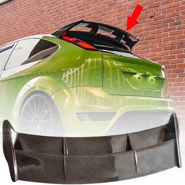 Dachspoiler für Ford Focus RS 2009 2010 2011 2012 2013 2014 2015 2016 2017 2018 Auto-Heckflügel Auto-Außenzubehör