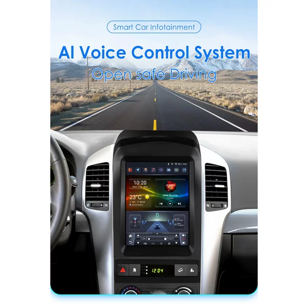 9,7 "Android 13 Autoradio pour Chevrolet Captiva 2006-2012 Tesla multimedia-player GPS navi Stereo