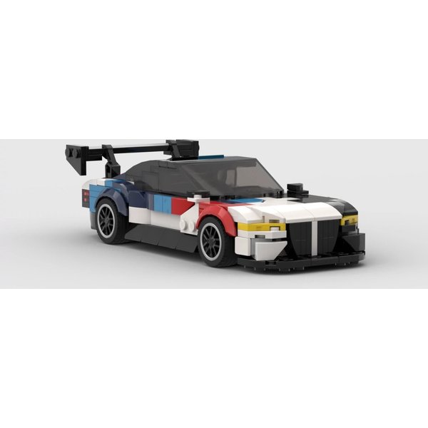 MOC M4 385pcs livery version M power racing sports car Vehicle Racer Building Blocks Brick Creative Garage Toys