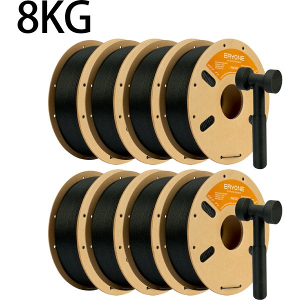 ERYONE Glasfaser PA6 Filament für 3D-Drucker, Polyamid (PA) 1,75mm +/- 0,03mm, Passend für die Meisten FDM-Drucker