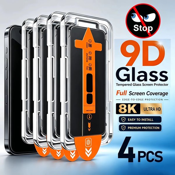 Protection d'écran en verre trempé anti-espion pour iPhone 18 Pro Max 17 15 14 13 11 12 16 Pro Max Air 16e 7 8 Plus XR SE Mini