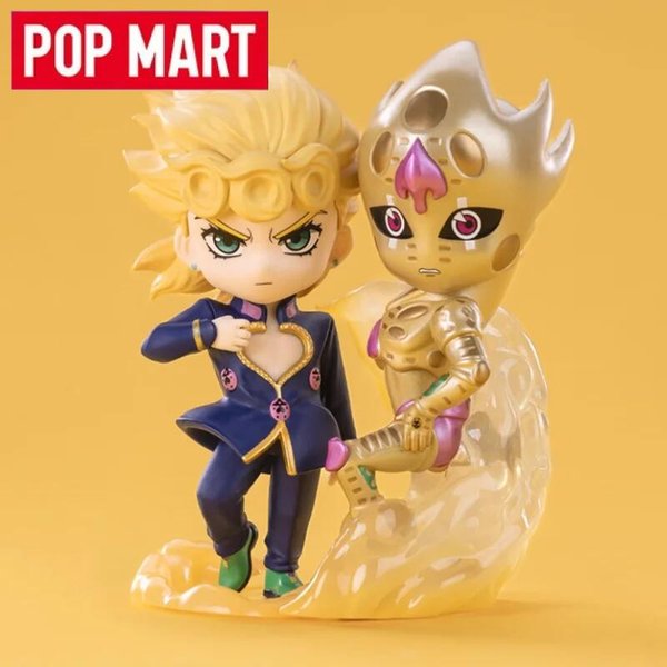 POP MART GONG JOJO's Bizarre Adventure Golden Wind Serie Blind Box Überraschungstüte Original Spielzeug Mystery Box Anime Figuren Dekoration