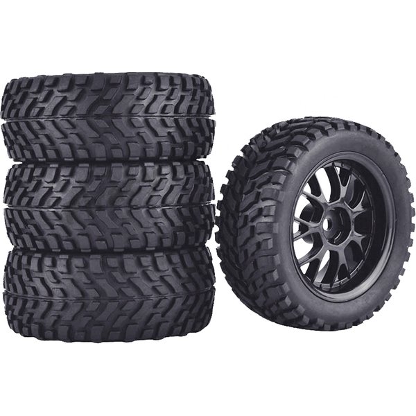 1.9 inch 75mm Off Road Buggy Tires Wheel 12mm Hex Hubs for Wltoys 144001 1/14 1/16 1/10 Scx10 Traxxas Trx-4 Tamiya RC Racing Car