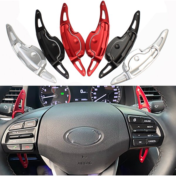 Paddle Shifter For Hyundai LA FESTA 2019 2020 Aluminum Alloy Car Steering Wheel Paddles Extension DSG Styling 2p Car Accessories