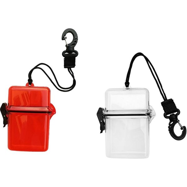 Conteneur étanche pour la plongée sous-marine et le kayak, accessoires secs, étui et UL, clip pour l'argent, cartes d'identité, prédire