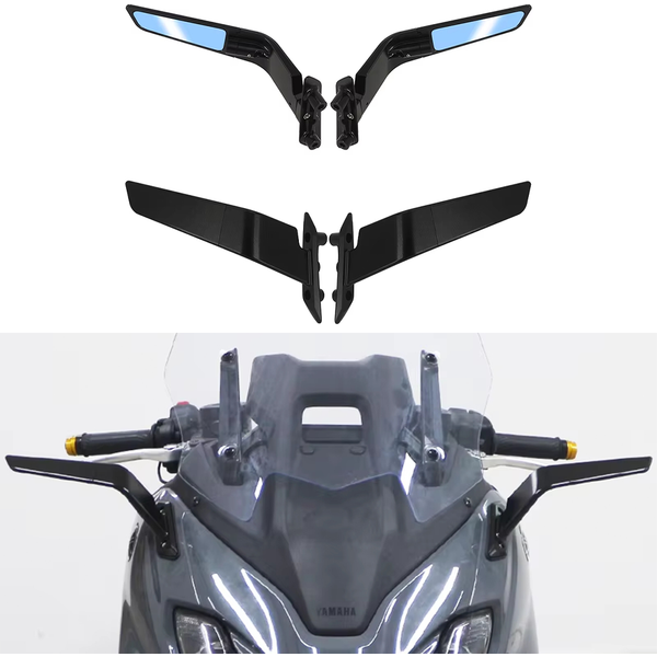 Rétroviseurs de moto pour Yamaha TMAX, rétroviseurs à ailes réglables T-MAX 530 TMAX 560, rétroviseurs de sport Ac