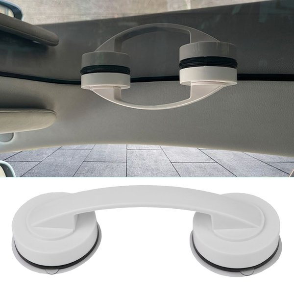 ABS Ceiling Pull Handles With Strong Suction Cup Lightweight For Tesla Model 3 Model Y X S Car Inner Roof Safety Handle