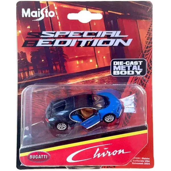 Maisto 1:64 Maßstab Porsche 911 GT2 RS Druckguss-Legierungsautomodell Bugatti Chiron Supercar Sammlerstück Dekoration Kinderspielzeug Geschenk