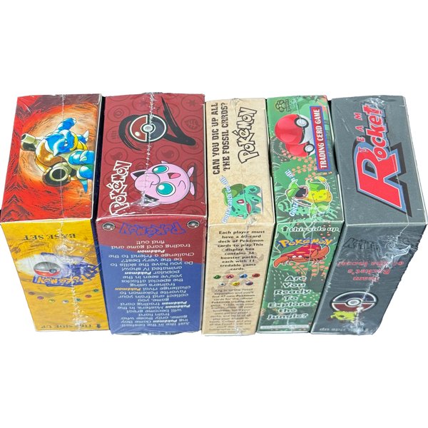 PKM Ensemble Complet 1ère Édition Base Set Base Set 2 Fossil Jungle Team Rocket DIY Proxy Cartes de Jeu Anciennes PTCG Collection Jouets Cadeaux Cartes