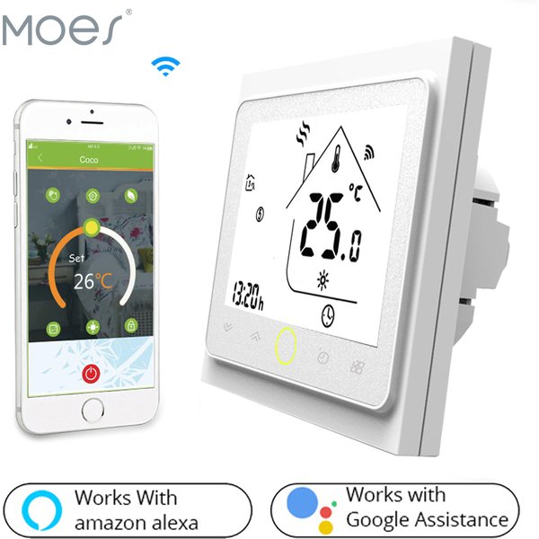 WiFi Smart Thermostat Temperaturregler für Wasser/elektrische Fußbodenheizung Wasser/Gaskessel Funktioniert mit Alexa Google Home