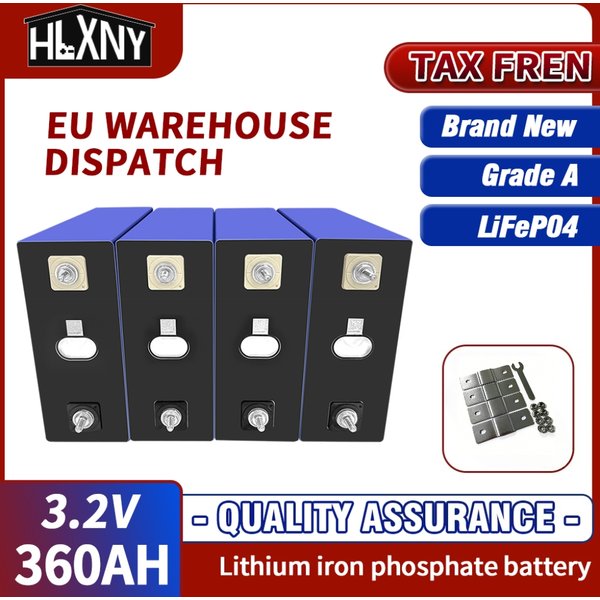 320Ah 360Ah HLXNY LiFePO4 Klasse A LFP Batterie 12V 24V 48V Wohnmobil DIY-Kit für Wohnmobile Neue Batterie