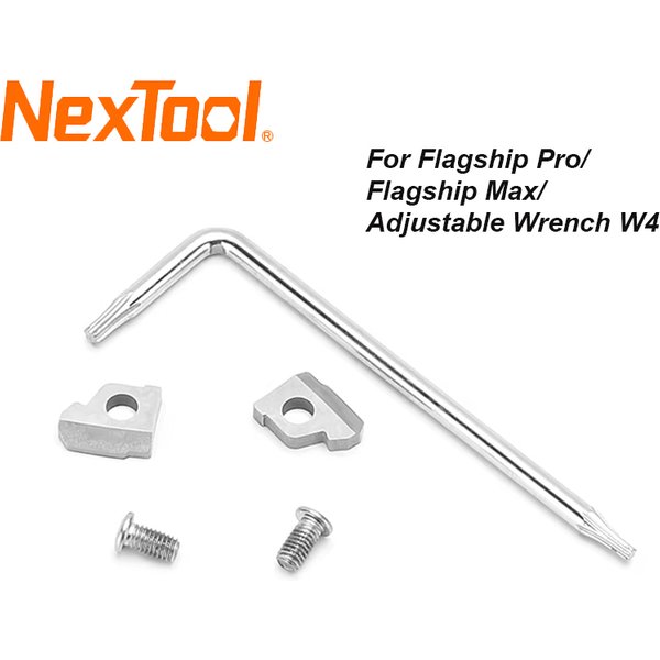 Austauschbares Drahtschneider-Klingen-Zubehörset für NexTool Flagship Pro, verstellbarer Schraubenschlüssel W4 Flagship Max