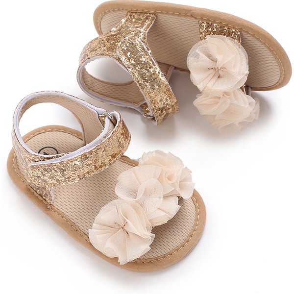 Sommer Nette blume Neugeborenen Baby Schuhe Non-slip Tuch Unten Schuhe Für Mädchen Elegante Atmungsaktive Freizeit Baby Erste Wanderschuhe
