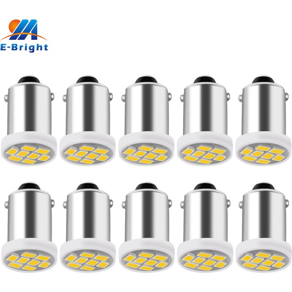 10PC BA9S LED Bulbs 12V 24V 6.3V 6V Led Light Bulbs T4W T11 Bulbs License Plate Lights 1895 1891 64111 Led Light 755 44 47 1893
