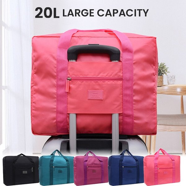 Sac de voyage pliable, sac de voyage léger pour femmes et hommes, fourre-tout, sac à bagages de transport, sac de nuit pour week-end