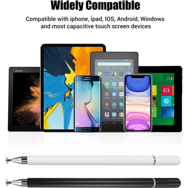 2in1 Stylus Pen Universal Drawing Tablet Capacitive Screen Touch Pen for Mobile Android Phone Smart Pencil Accessories