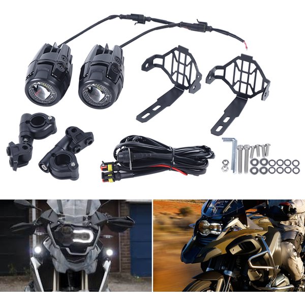 2X LED Motorrad Nebel Licht Hilfs Scheinwerfer Lauflicht Für BMW R1200GS F800GS Motorrad Teile