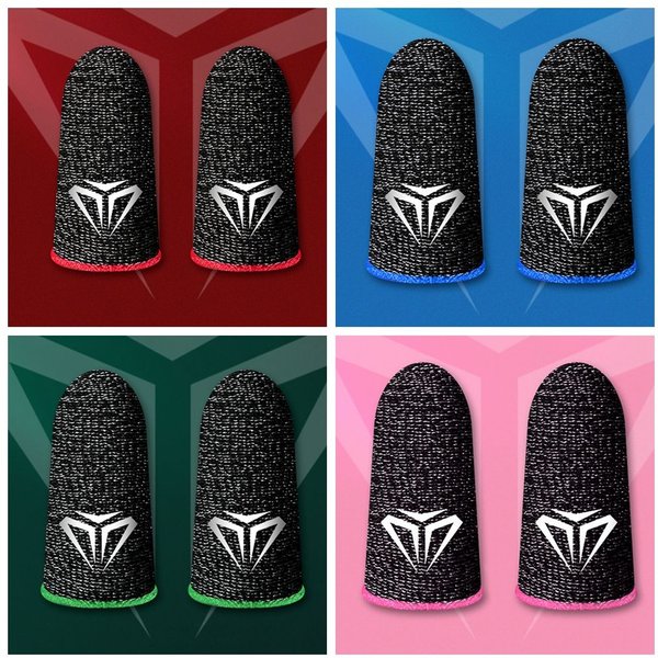 Gants de doigt de jeu Mobile pour Gamer, Anti-transpiration, antidérapants, pour écran tactile, manchon de doigt respirant, couverture du bout des doigts de jeu