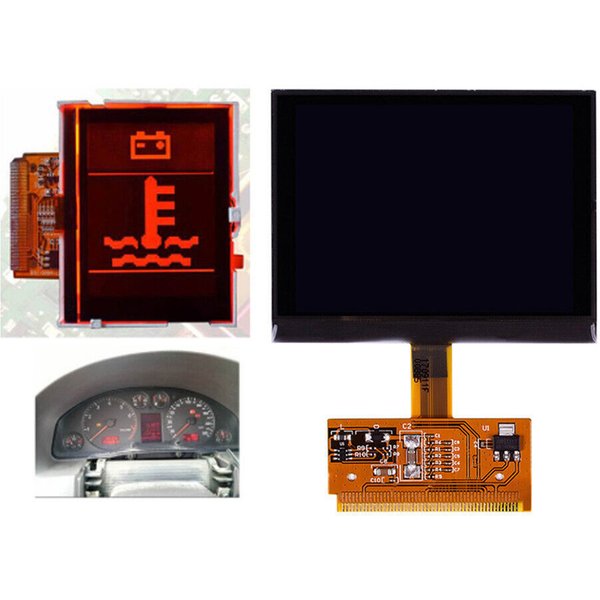 Dla Audi A6 C5 1997-2004 1,5-calowy wyświetlacz LCD do deski rozdzielczej Sharan LCD Naprawa akcesoriów samochodowych