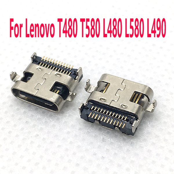 1-10PCS NEW For Lenovo T480 T580 L480 L580 L490 Type-c 24p USB C Charging Port Socket Connector Usb Jack