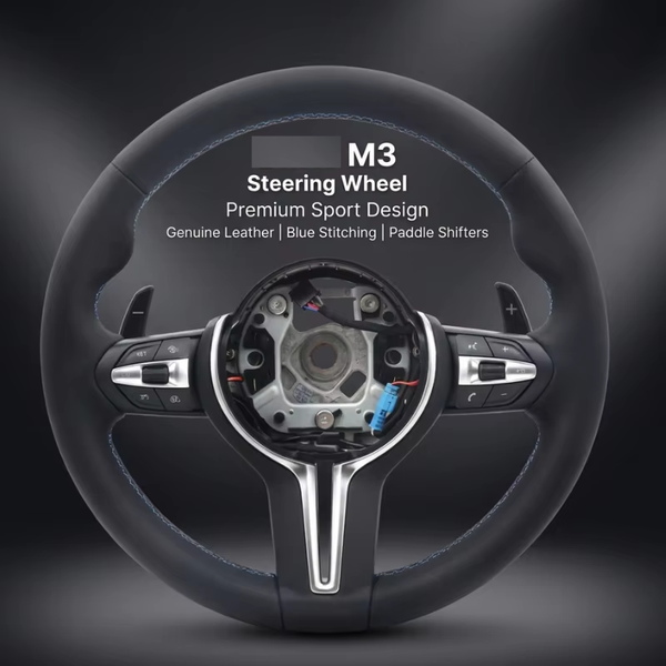 M Sport Lenkrad passend für BMW 2 3 4 5 6 7 Serie F30 F31 F32 F33 F34 F36 F44 F10 F06 F07 F11 F12 F13 F01 F02 Auto-Innenraumzubehör, ohne Airbag, ohne Heizfunktion