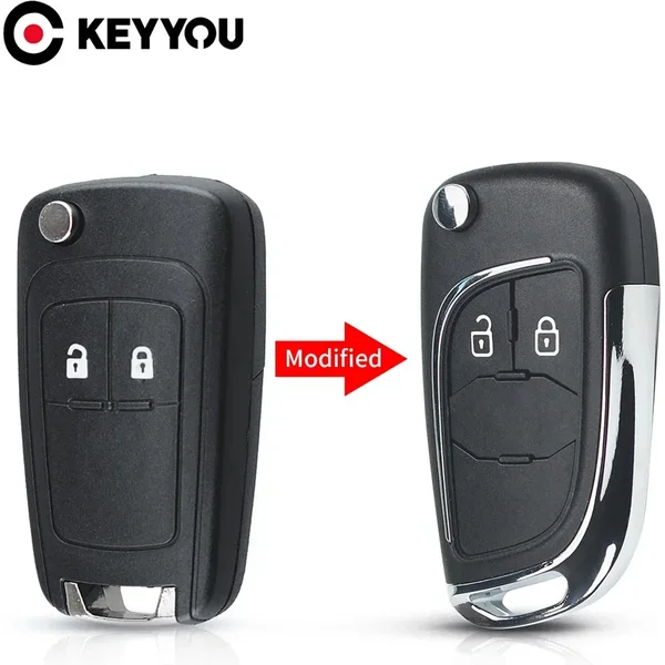 KEYYOU Neue 1 stücke Für Chevrolet Cruze für OPEL Insignia Astra Zafira Mokka Agila Corsa Meriva Signum Tigra Mando Geändert Auto schlüssel