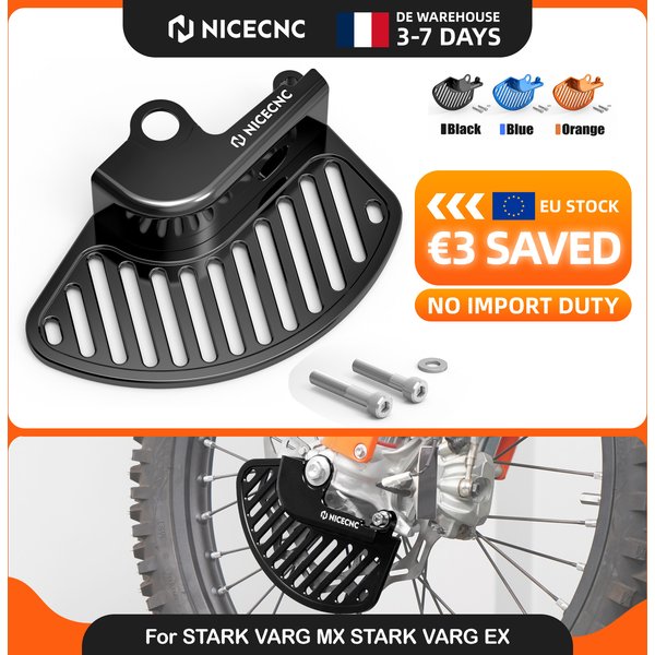 NICECNC 2024 2025 Bremsscheibenschutz für STARK VARG MX STARK VARG EX Elektro-Dirtbike, passend für 2021-2024 Sherco SE 125 250 300 Factory SE-F 250 300 450 Factory SE-R SEF-R 250 300