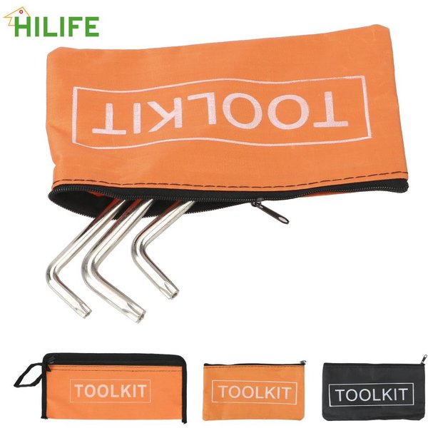 Oxford – petit sac à outils en toile à fermeture éclair de haute qualité, kits d'outils de quincaillerie, sacs de rangement organisateurs étanches, sac Portable multifonction