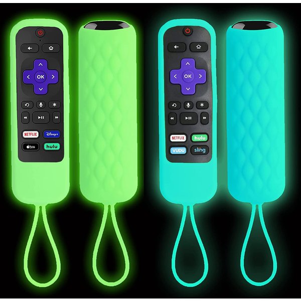 Weiche Silikonhülle für TCL Roku TV Steaming Stick 3600R 3800/3900 Fernbedienung, Silikonhülle, stoßfeste Haut, rutschfest