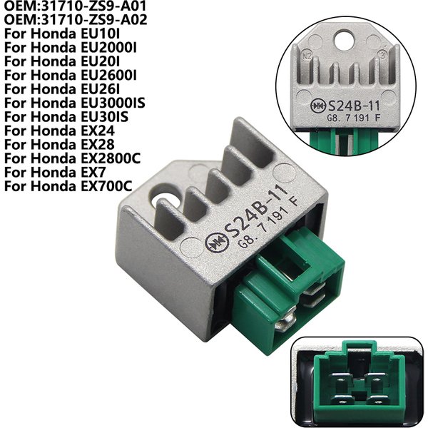 Régulateur Rectifieur De tension Pour Honda EU10I EU2000I EU20I EU2600I EU26I EU3000IS EU30IS EX24 EX28 EX2800C EX700C 31710-ZS9-A02