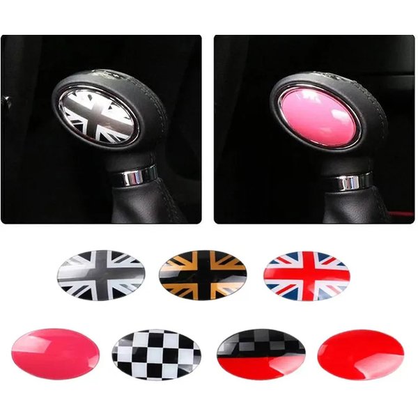 2PCS Auto Getriebe Shift Abdeckung Aufkleber Aufkleber Styling Änderung Zubehör Für MINI Cooper F56 F55 F54 F57 F60 COUNTRYMAN