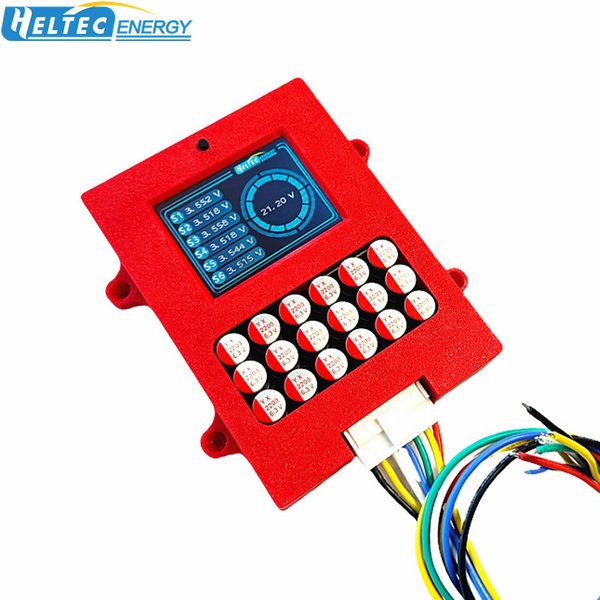 Heltecbms Lipo/LiFePO4/LTO Batteriezellen-Balancer 4S 6S Aktiver Balancer mit Spannungsanzeige TFT Spannungstester 5A Equalizer