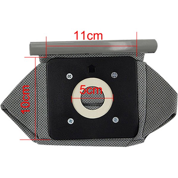 Sac à poussière universel lavable réutilisable pour aspirateur Samsung Philips, support LG Haier, FC8334, FC8336, FC8338, FC818