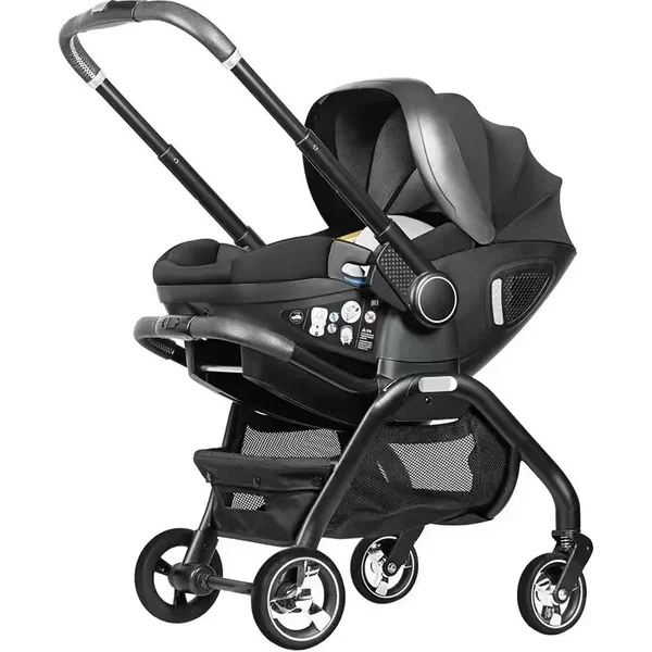 4 in 1Newborn Baby Stroller Multi-function Car Seat Lightweight Four-wheel Baby Stroller Deluxe Two-way Baby Stroller