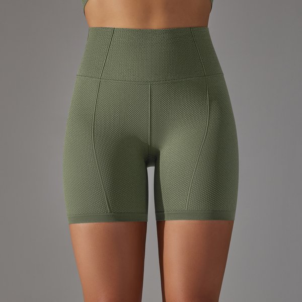 Short de sport pour femmes, short de Yoga, sans couture, pour course à pied, cyclisme, Leggings de sport respirants, taille haute, short d'entraînement d'été
