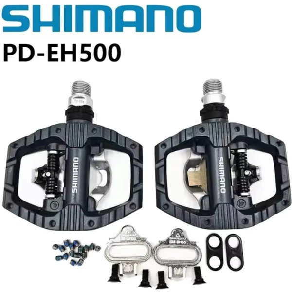 SHIMANO PD-EH500 Bicycle Pedal Light Action SPD Pedals With Cleat SM-SH56 Original Shimano Bicycle Accessories