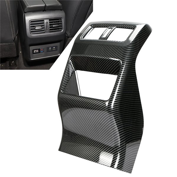 Cadre décoratif de sortie de climatisation arrière de voiture, garniture d'aération automatique durable, pièces de couverture, Nissan Rogue X-Trail T33 2021-2022, 1PC