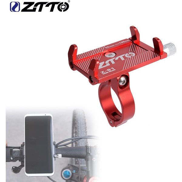 Ztto fahrrad handy halter zuverlässige halterung universal mtb mobile zelle gps metall motorrad halter auf rennrad m365 lenker