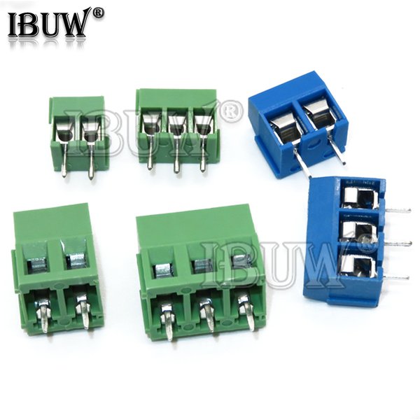 20 pièces KF301 KF128 KF350 2P 3P 2PIN 3PIN Terminal à vis connecteur connecteur d'épissure 5mm 3.5mm