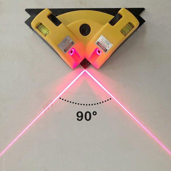 Rechtwinkliger 90-Grad-Laser, Lasermessung, professionelles Laser-Niveaumessgerät, Bauwerkzeug für Fliesenarbeiten, Holzbearbeitung