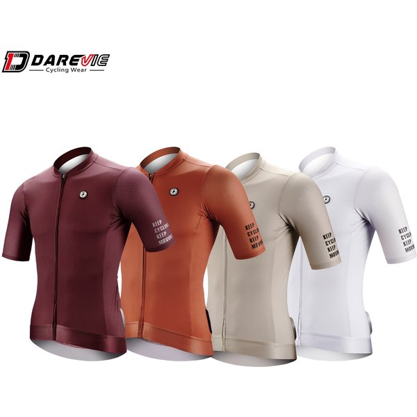 DAREVIE Cycling Jersey 2024 Fashion Women Cycling Jersey SPF 50 Man Bike Jersey High Quality Breathable Cycling Shirt MTB Road