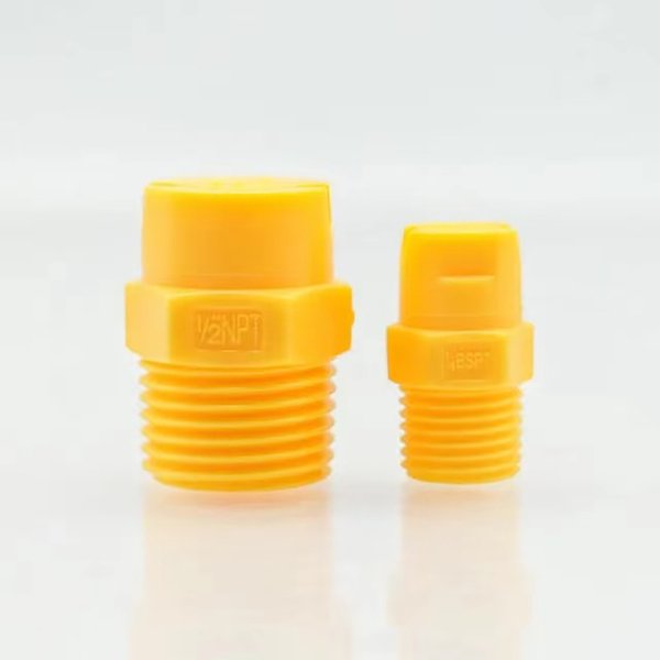 10 Pcs 1/8' 1/4' 3/8' 1/2' Buse de pulvérisation à jet plat en plastique PP Vee Jet