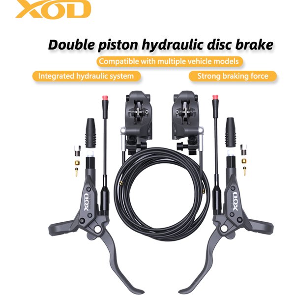 Hydrauliczny hamulec tarczowy XOD do hulajnóg elektrycznych i rowerów elektrycznych, XD-H800 / XD-H880 – Kompatybilny z Kugoo Kirin KuKirin G2 G2MAX G3PRO G4