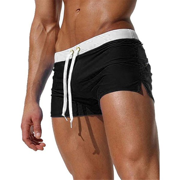 Men's Swimming Trunks Quick-drying Breathable Board Shorts Back Pocket With Zipper Surfing Swimming Beach Swimming Trunks Summer