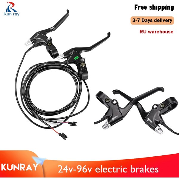 Levier de frein électrique Wuxing 47PDD, frein Ebike en alliage d'aluminium, vélo électrique, e-scooter, alimentation de coupure, pièces de poignée