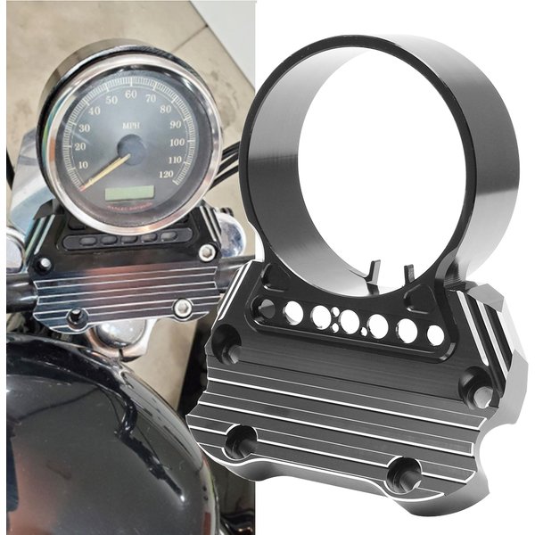 Motorrad Tacho Umzug Abdeckung Kit Einstellung Kilometerzähler Montage Halterung für Harley Sportster XL883 Custom Low 1200