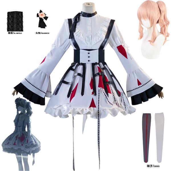 Akiyama Mizuki Cosplay Costume PJSK Lovely Party Dress Uniform Halloween Outfit Women New