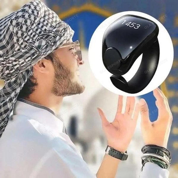 2026 Elektronischer Tasbih-Zähler Weslamic Itasbih Zikr Digitales Zählzubehör für Gebete, bis zu 9999 Zählungen, wasserdicht Ht30